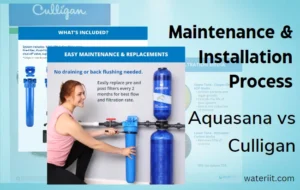 Maintenance & Installation Process Aquasana vs Culligan