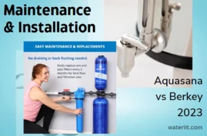Maintenance and Installation Aquasana and Berkey