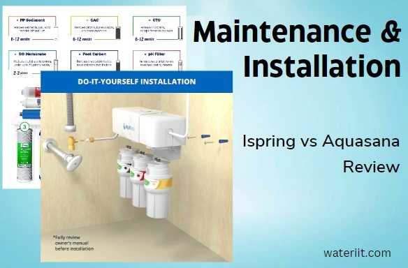 Maintenance & Installation Ispring vs Aquasana Review